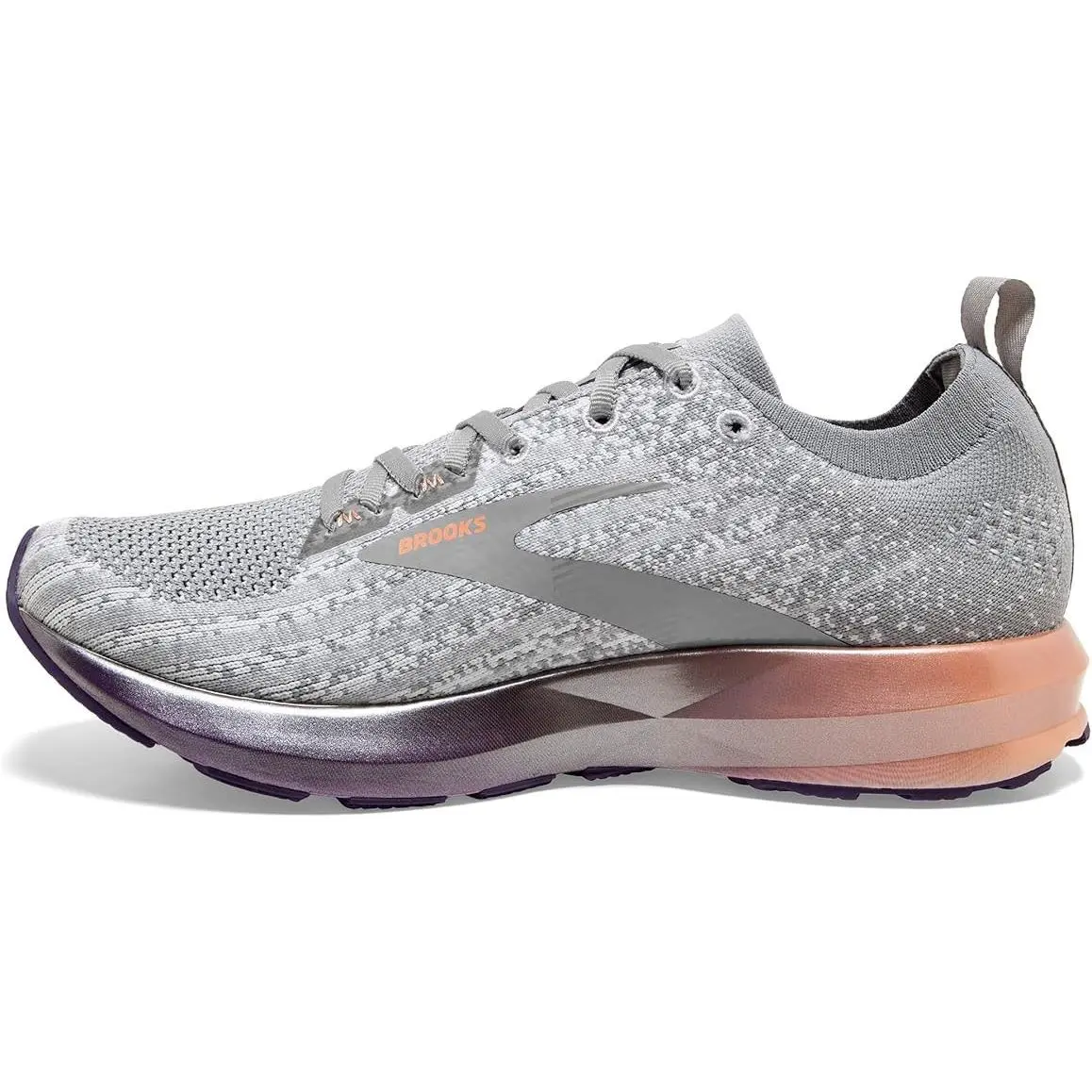 Brooks shoes - White / Grey / Purple / Cantaloupe (UPC: 190340686979) 2