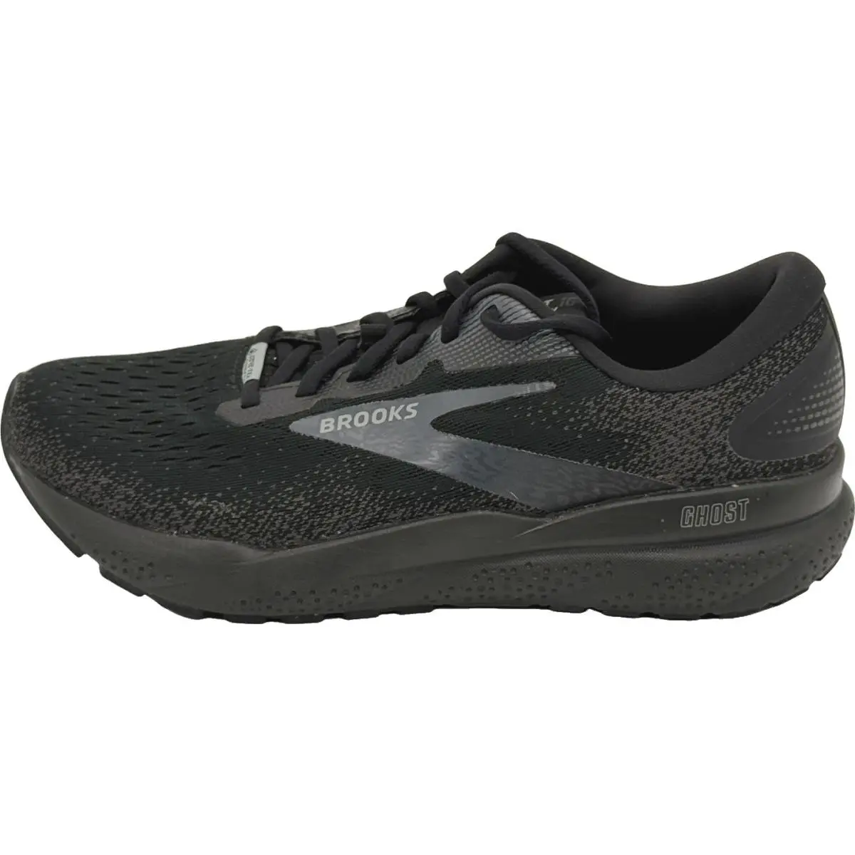 Brooks Ghost 16 Gtx Men`s 8.5 D Black/black/ebony Waterproof - Black/Black/Ebony