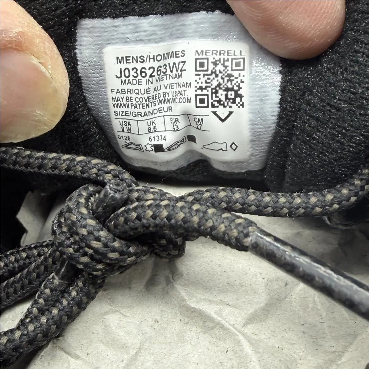 Merrell shoes - J036263WZ - J036263WZ - Gray (UPC: 0195020625590) 10