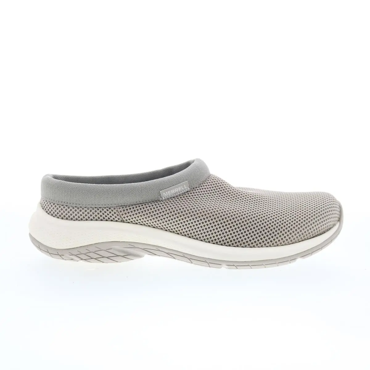 Merrell Encore Breeze 5 J005510 Womens Gray Wide Canvas Clog Flats Shoes 9.5