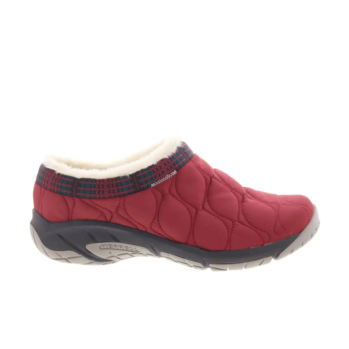 Merrell Encore Ice 4 Puff J005208 Womens Red Canvas Clog Flats Shoes 10 - Red