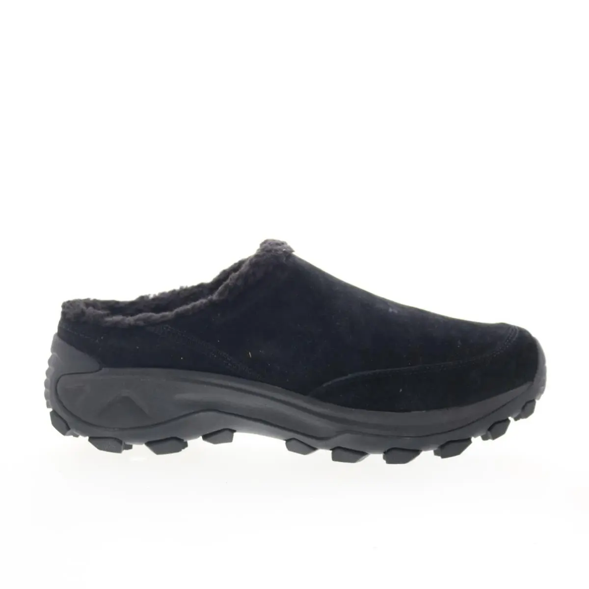 Merrell Winter Slide J005130W Womens Black Wide Nubuck Clog Flats Shoes 6.5