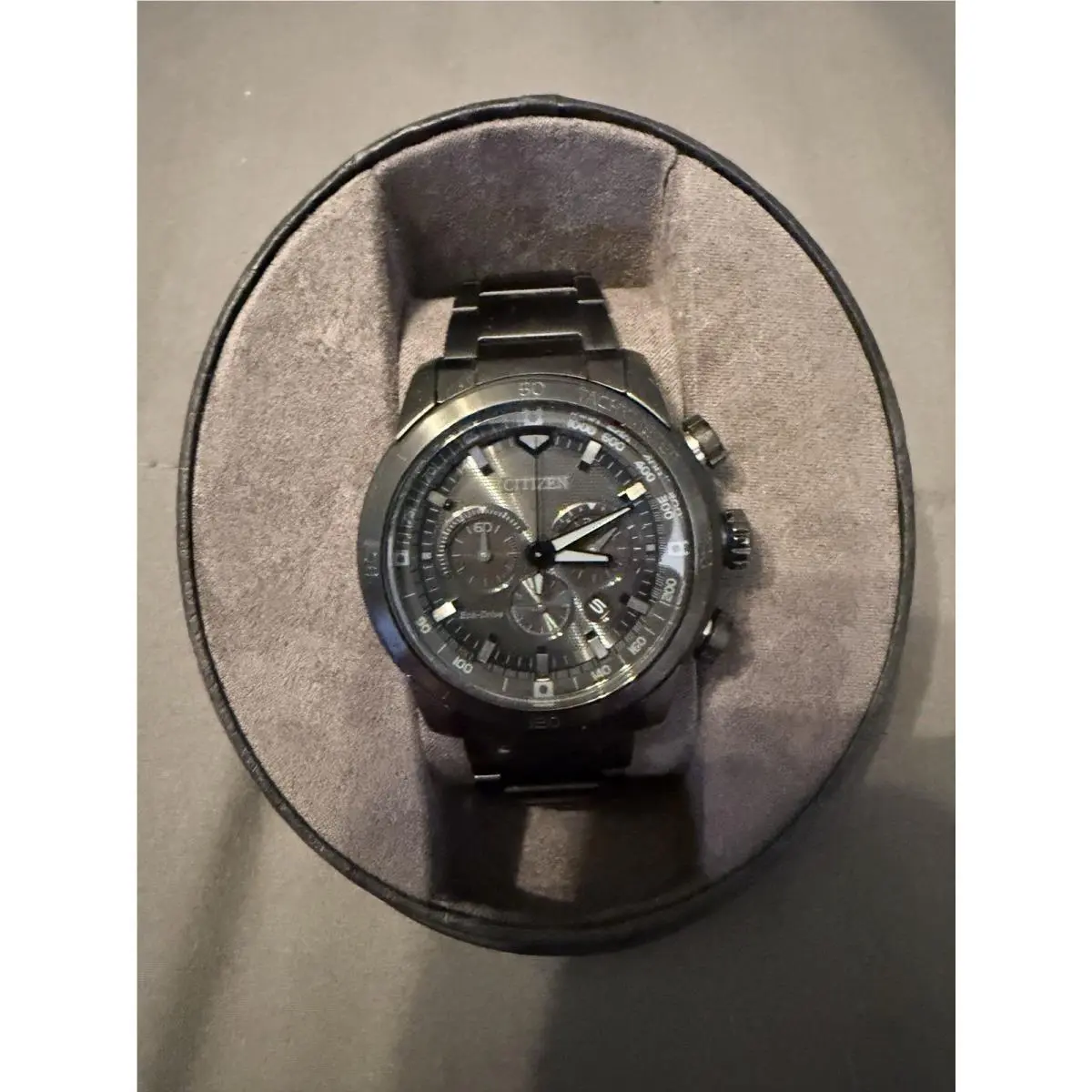 B620-S094917 Citizen Eco-drive Chronograph Black Dial Men`s Watch C1-92