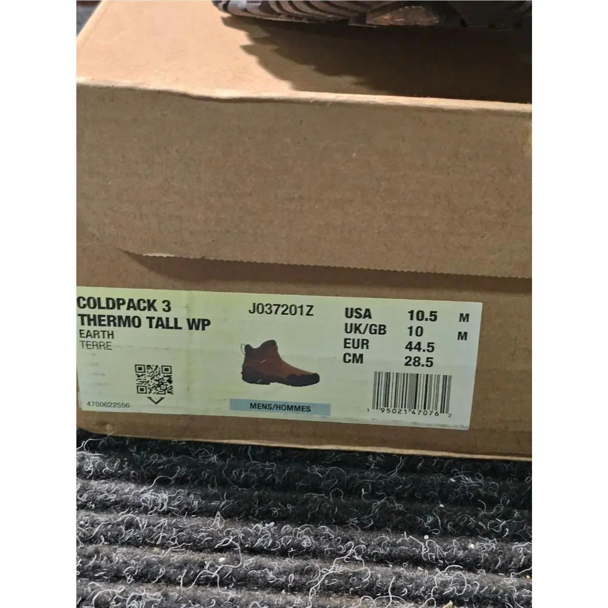 Merrell shoes - Merrell Coldpack 3 Thermo - Coldpack Thermo - J037201Z - Brown (UPC: 195021470762) 0
