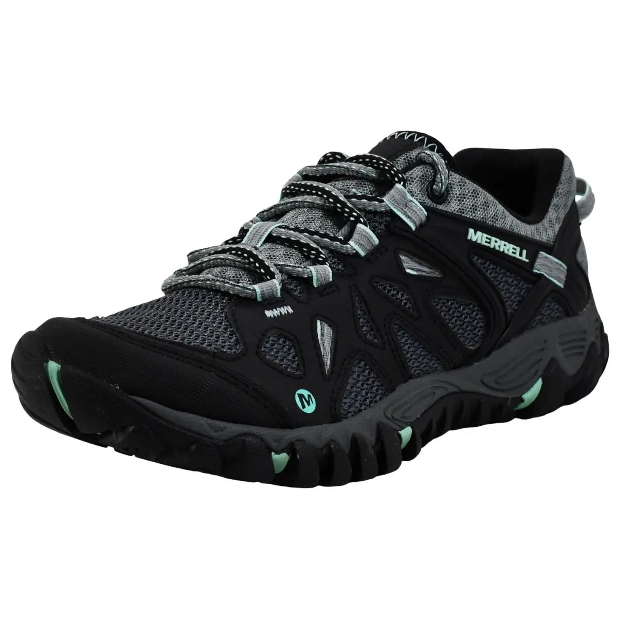 Merrell Women`s All Out Blaze Aero Sport Black/aventurine Hiking Shoe 10 M US - Black/Aventurine