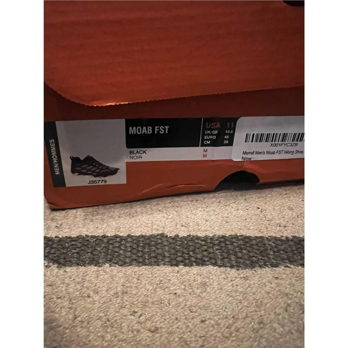 Merrell shoes - Merrell Moab FST - Moab FST - Black 3