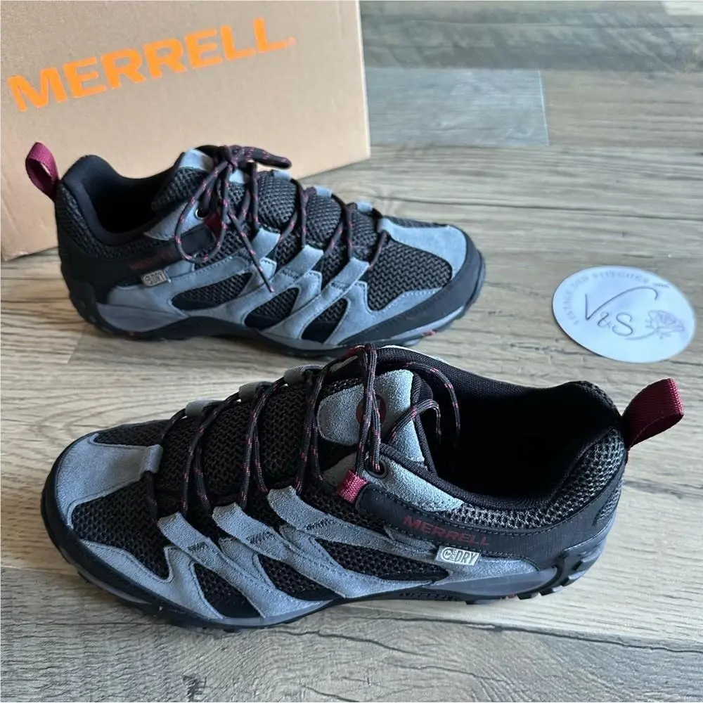 Merrell Mens Alverstone Waterproof Hiking Shoe Castlerock Size 10.5
