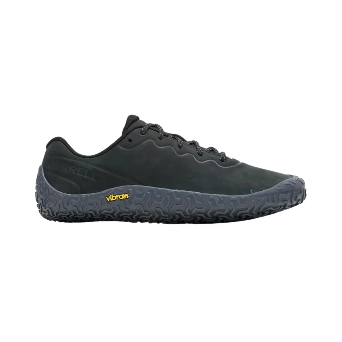 Merrell Women`s Vapor Glove 6 Leather Trail Running Shoe Asphalt/black 7.5 - Asphalt/Black