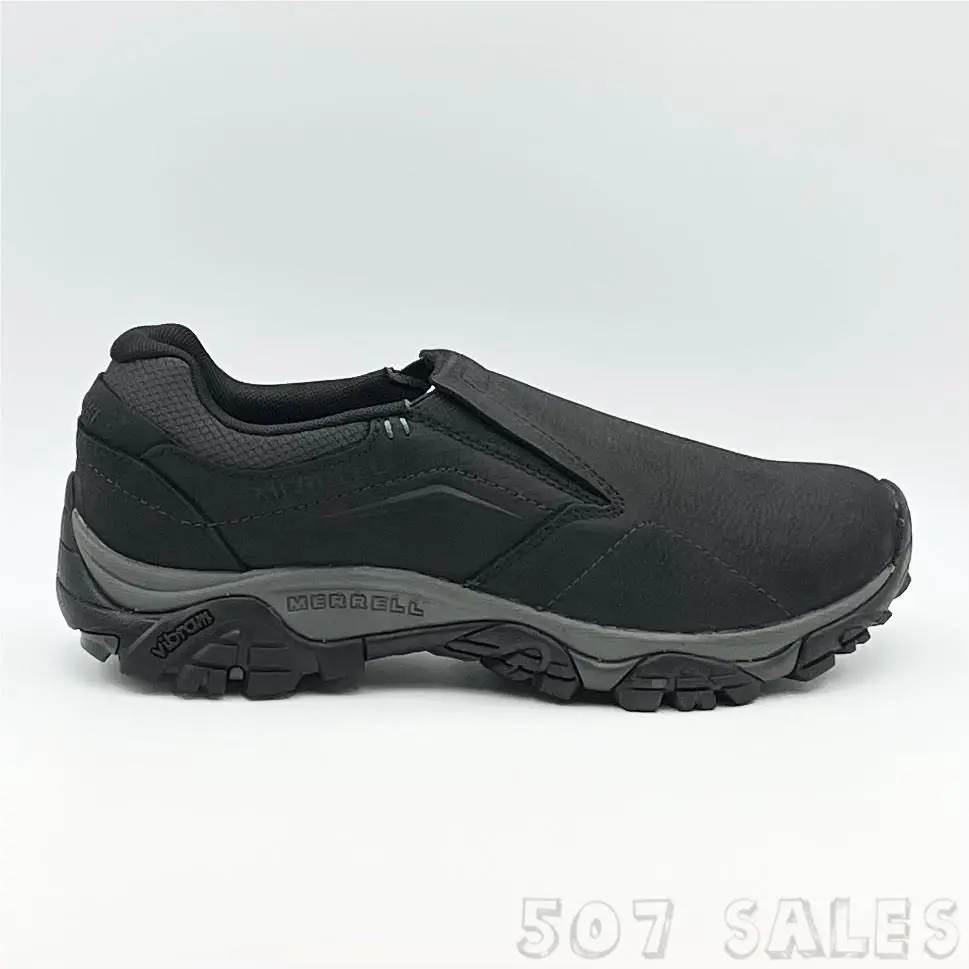 Merrell Moab Adventure Moc Black Slip On Shoes J91833 Men`s Size 10 M