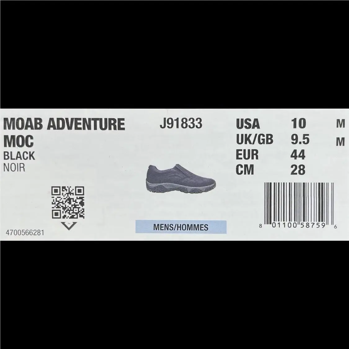 Merrell shoes - Moab Adventure - Moab Adventure - Black (UPC: 801100587596) 8