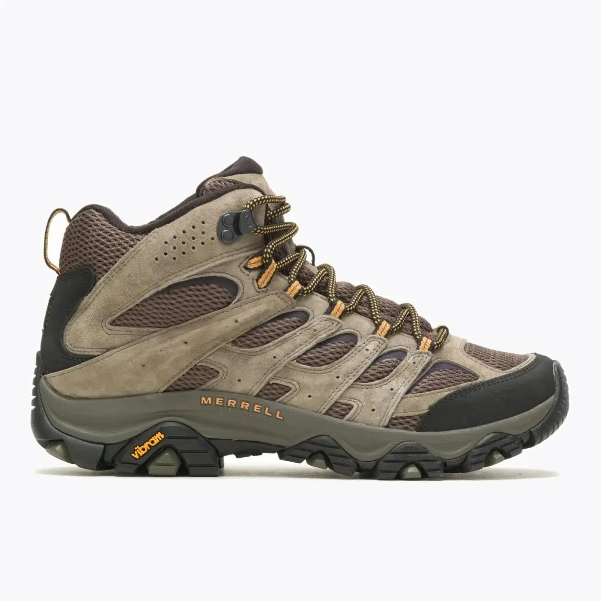 Merrell Moab 3 Mid Gtx Waterproof Mens Size 8 Hiking Shoes Walnut