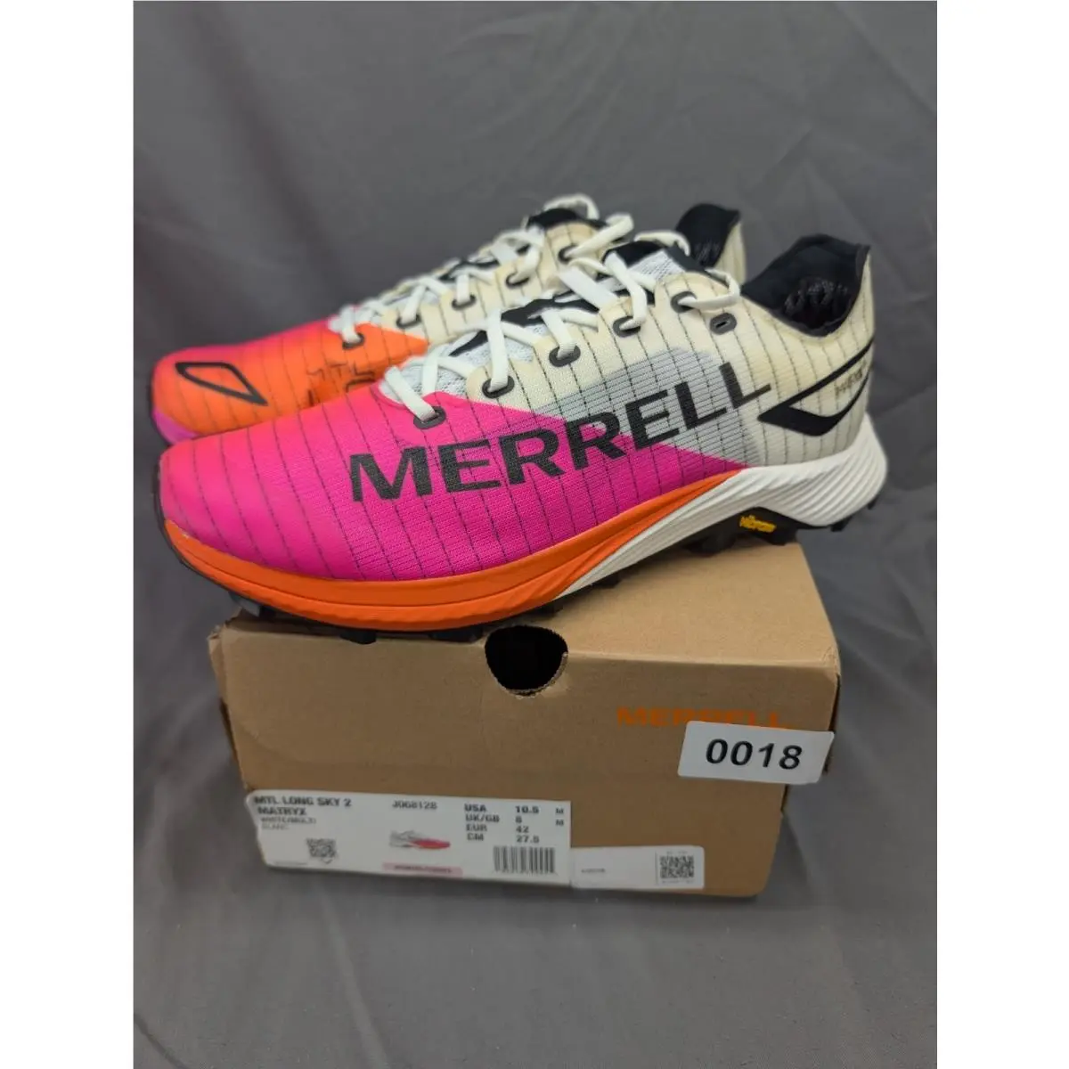 Merrell Mtl Long Sky 2 Men`s Matrix White Multi US 10.5 Men or 12 Women