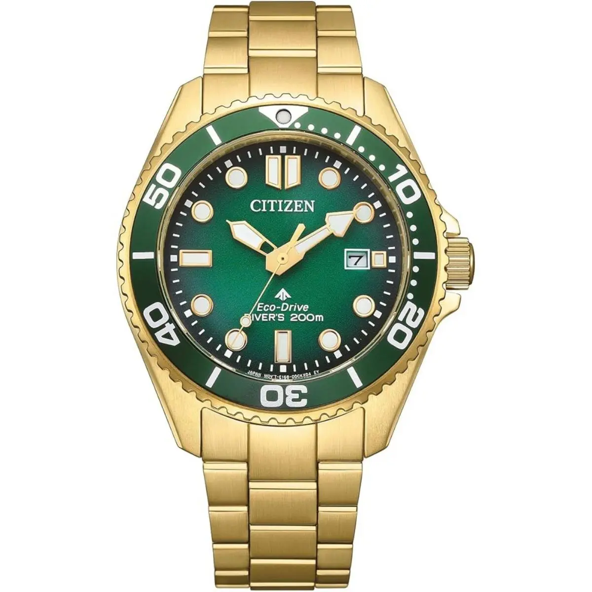 Men`s Watch Promaster Dive Eco-drive Yellow Gold Bracelet BN0262-59W by Citizen