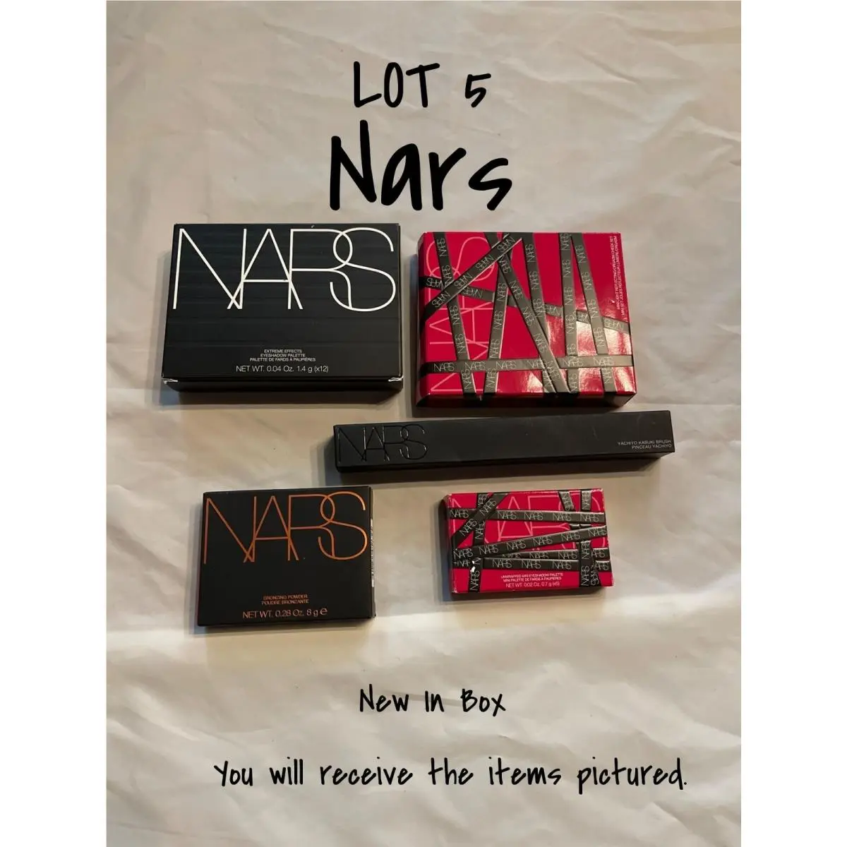 Nars Makeup Set of 5: Bronzing Powder Extreme Effects Palette