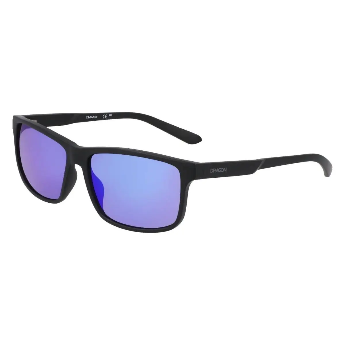Dragon Ion Sunglasses 003 Matte Black/ll Blue Ion 58mm Men