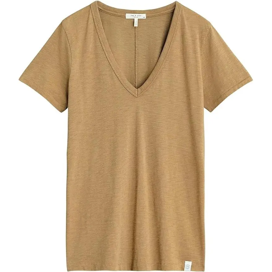Rag Bone Women`s The Slub Vee Khaki