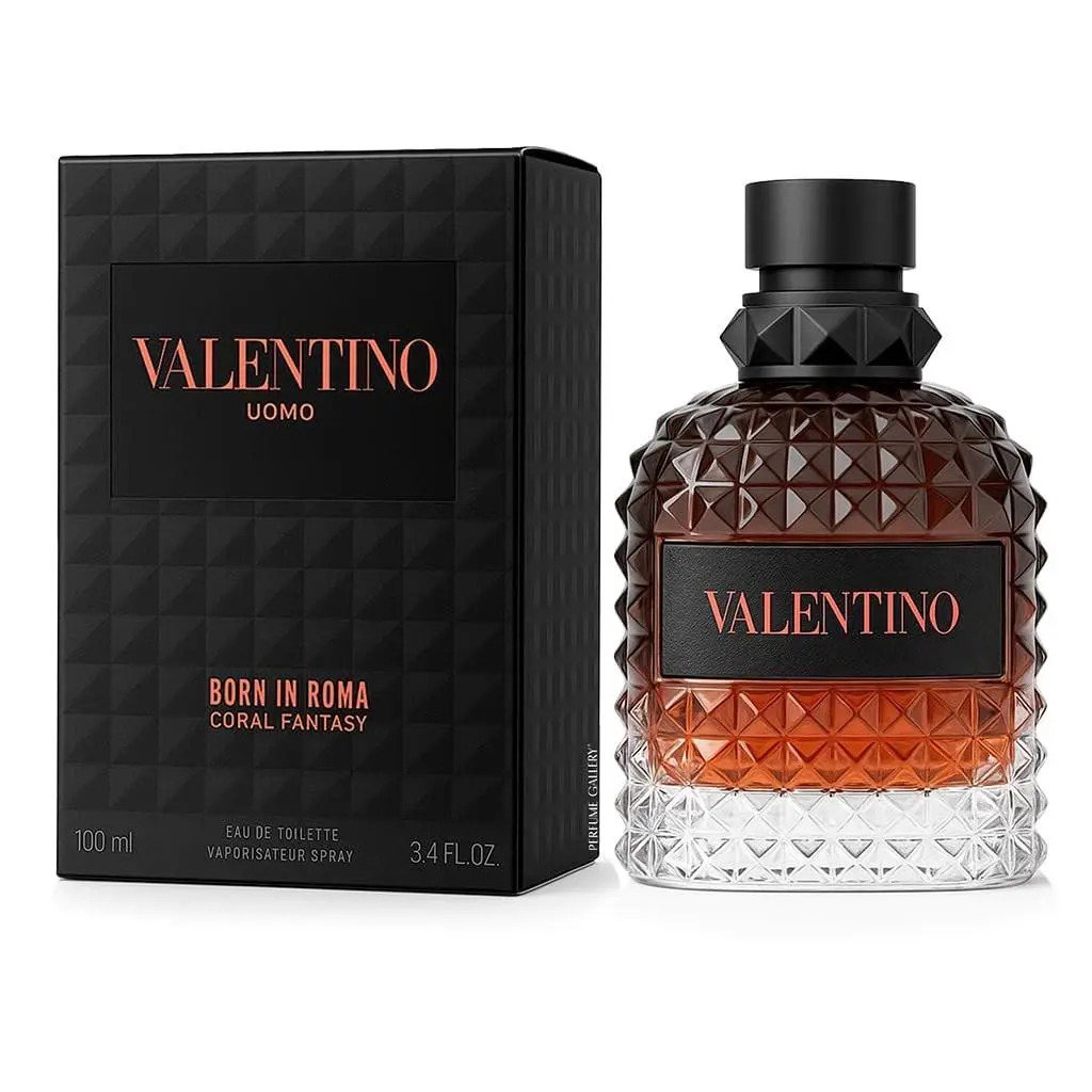 Eau de Toilette Spray 3.4 Fl Oz Valentino Uomo Born in Roma Coral Fantasy