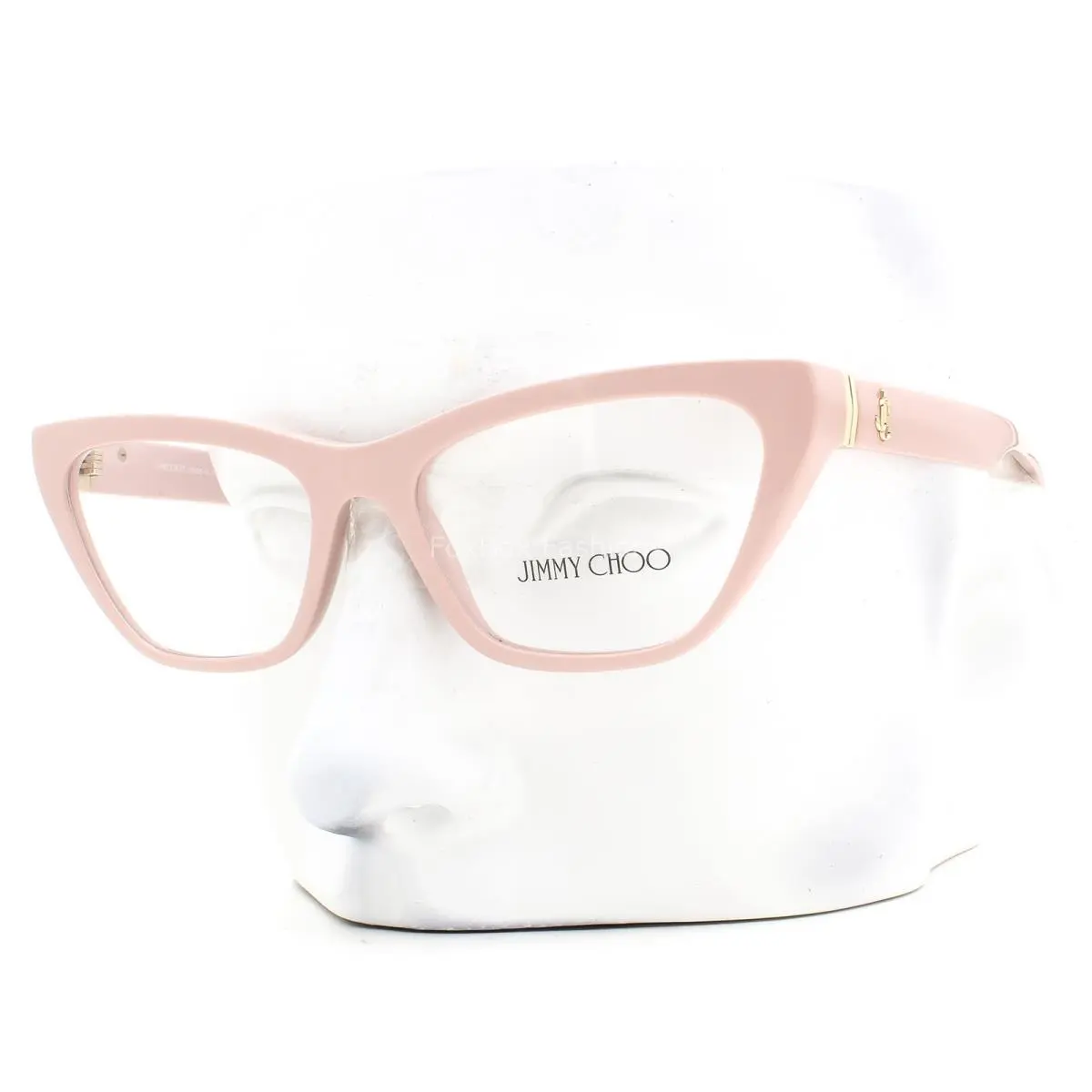Jimmy Choo Eyeglasses JC 3014 5014 Glasses Polished Pale Pink 52mm with Case
