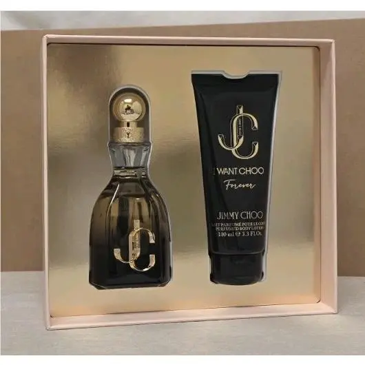 Jimmy Choo I Want Choo Forever 60ml Eau De Parfum Spray 100ml 3.3.Oz BL Gift Set