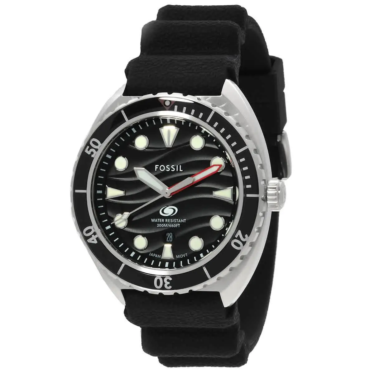 Fossil Breaker Quartz Black Dial Men`s Watch FS6062