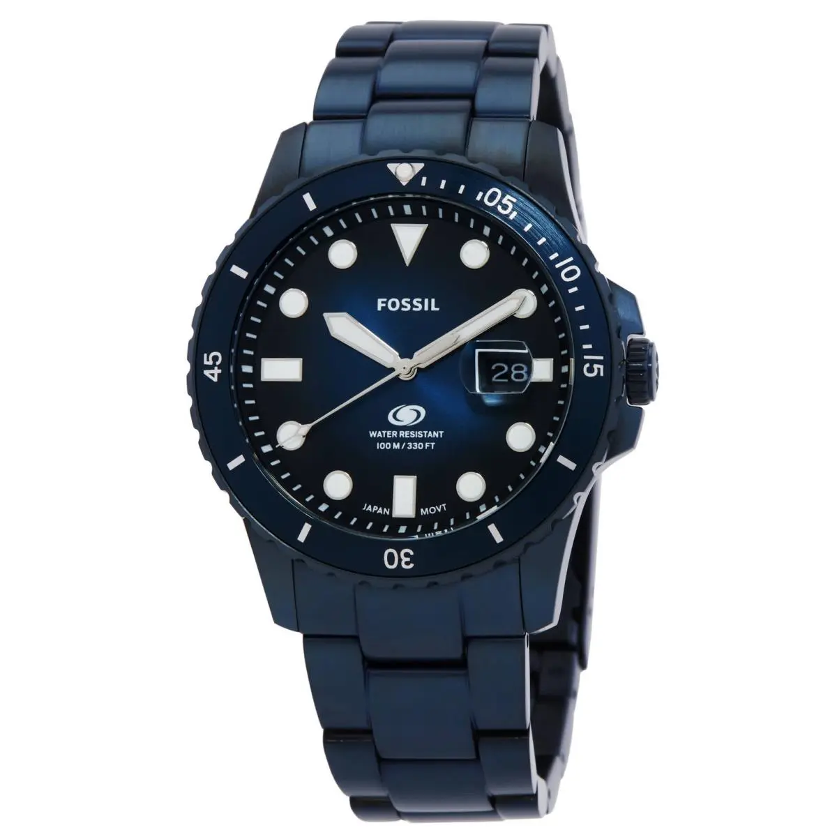 Fossil Quartz Blue Dial Men`s Watch FS6166