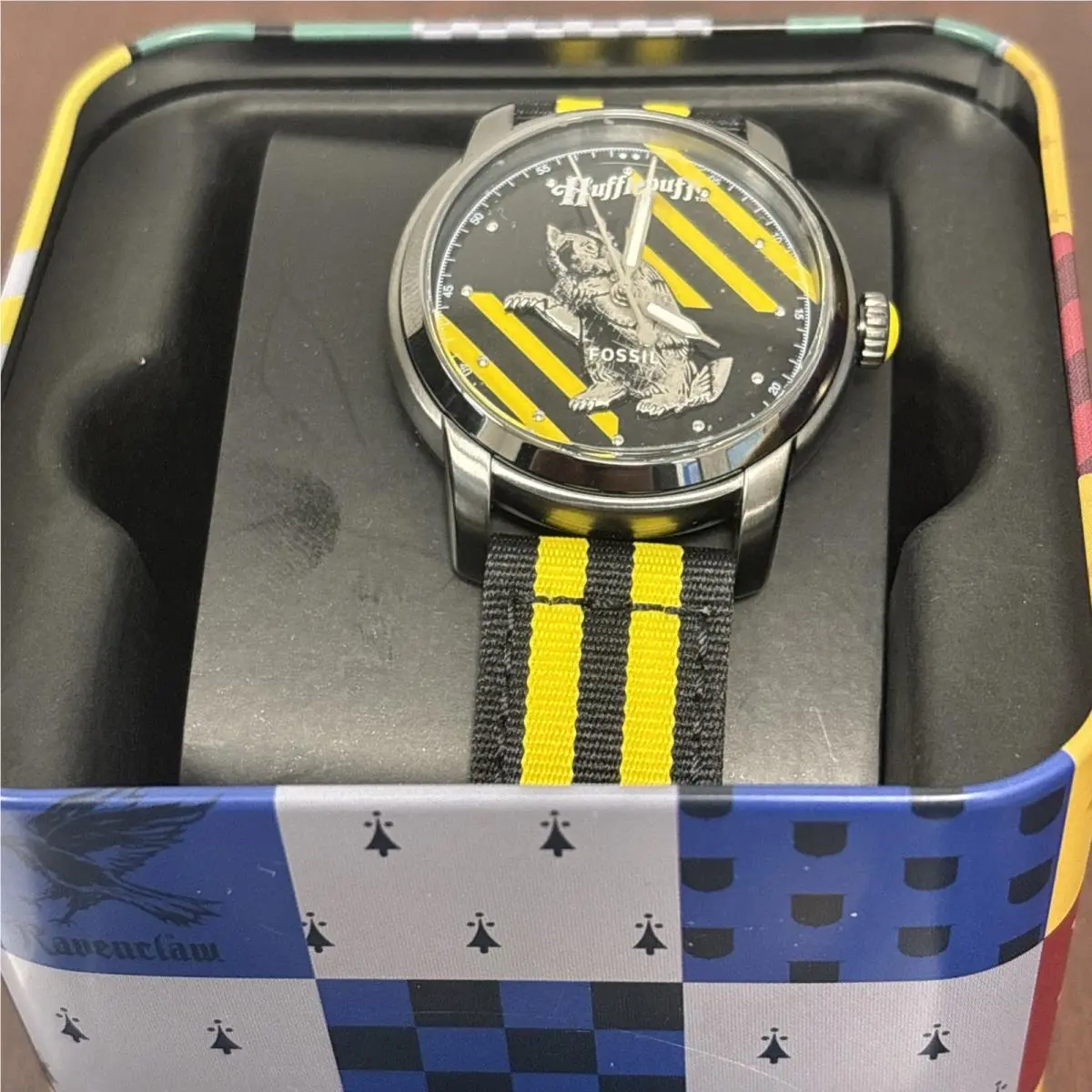 Fossil Limited Edition Harry Potter Hufflepuff Watch Yellow Black