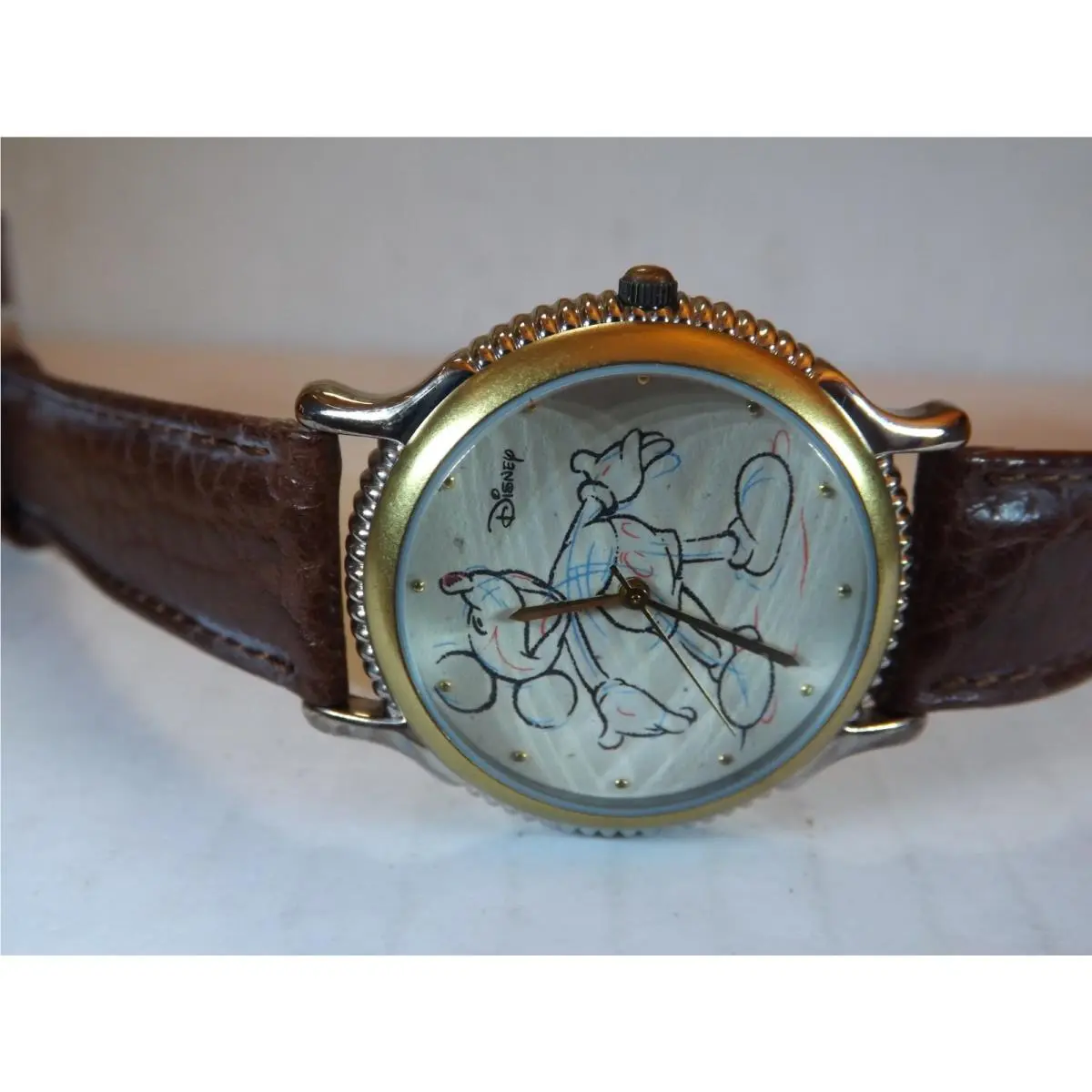 Fossil Disney Mens Mickey Mouse Watch Sketches Book -limited Edition-vhtf