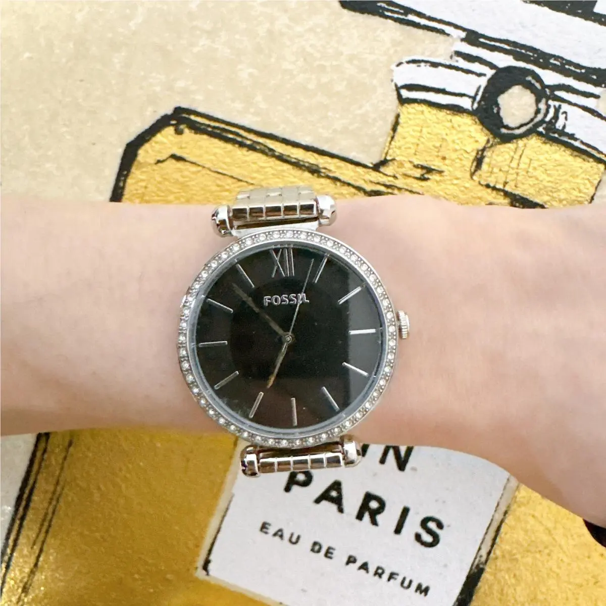 Fossil BQ3496 Tillie Three-hand Stainless Steel Watch