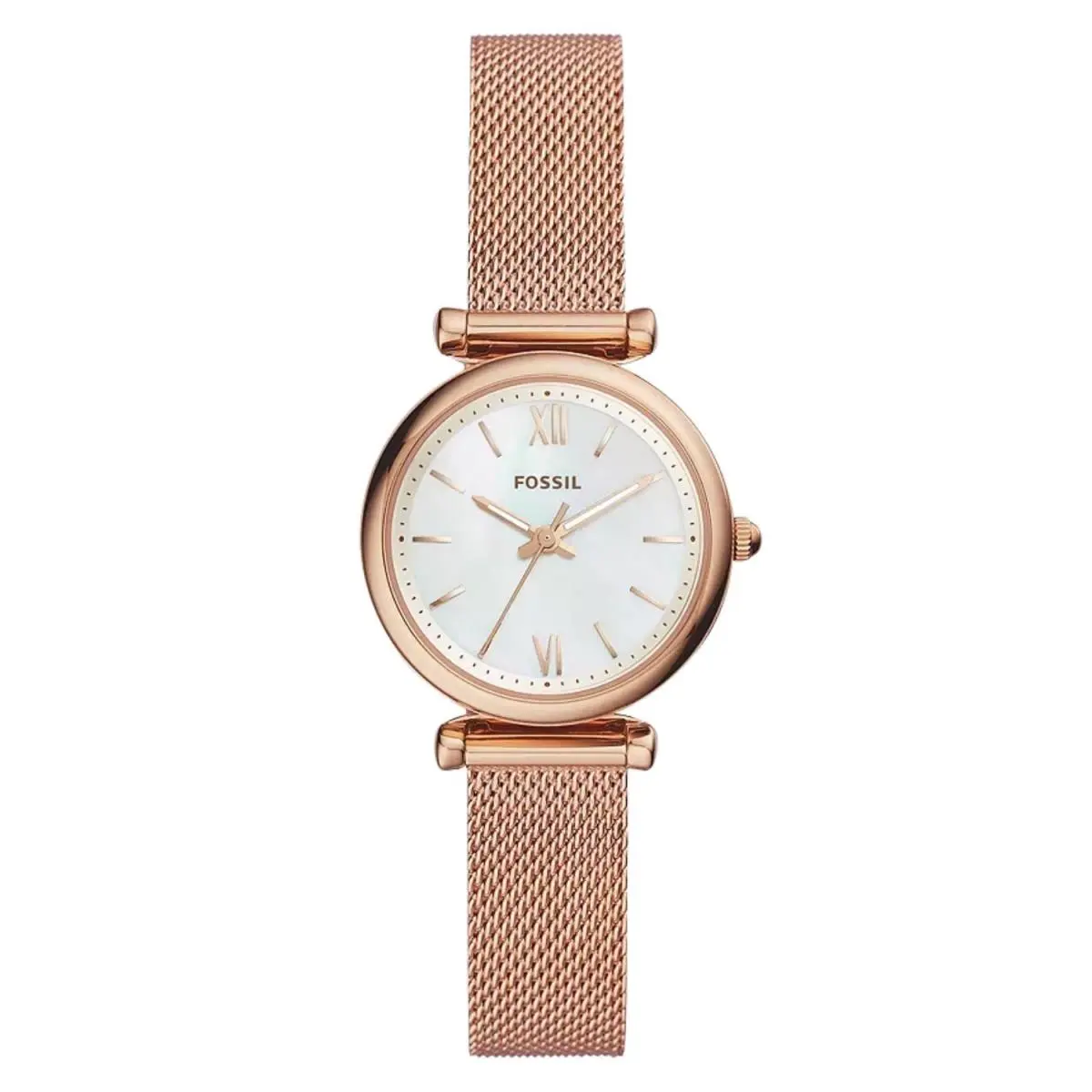 Fossil Women`s Carlie White Dial Watch - ES4433