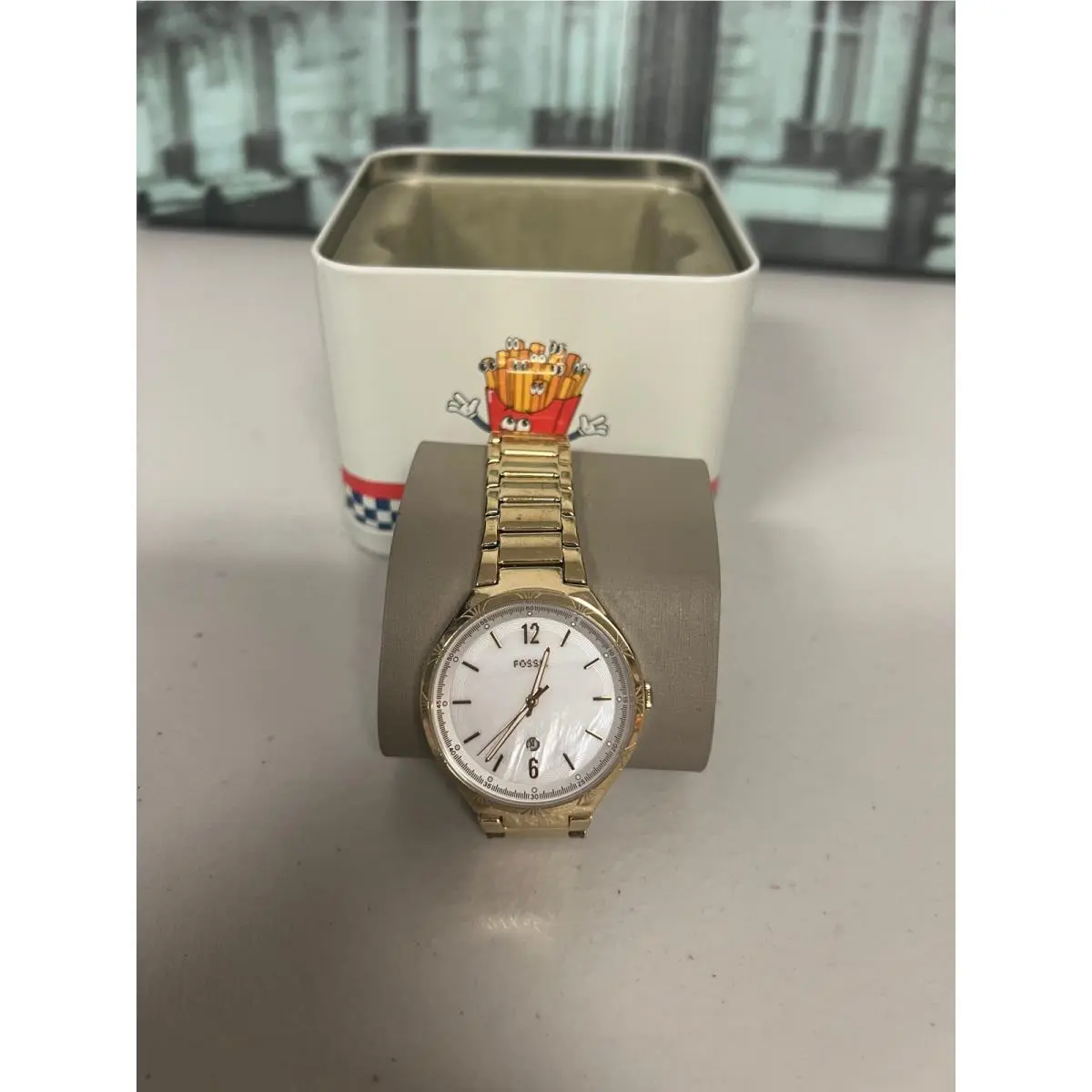 Fossil BQ3740 Ashtyn Three-hand Date Gold-tone Stainless Steel Watch
