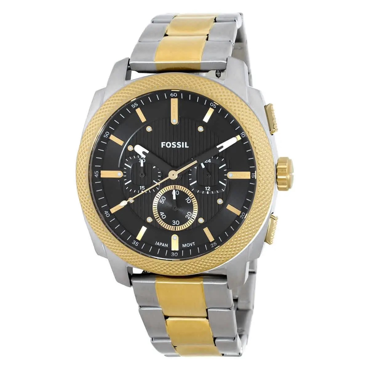 Fossil Machine Chronograph Quartz Black Dial Men`s Watch FS6159