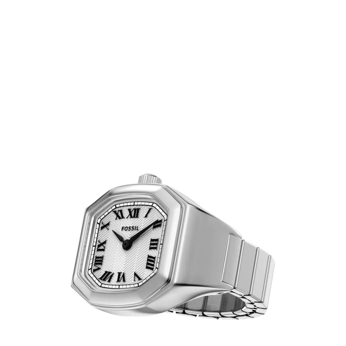Fossil Harlow Women`s Watch Ring Two-hand Stainless Steel 16MM Silver - Silver