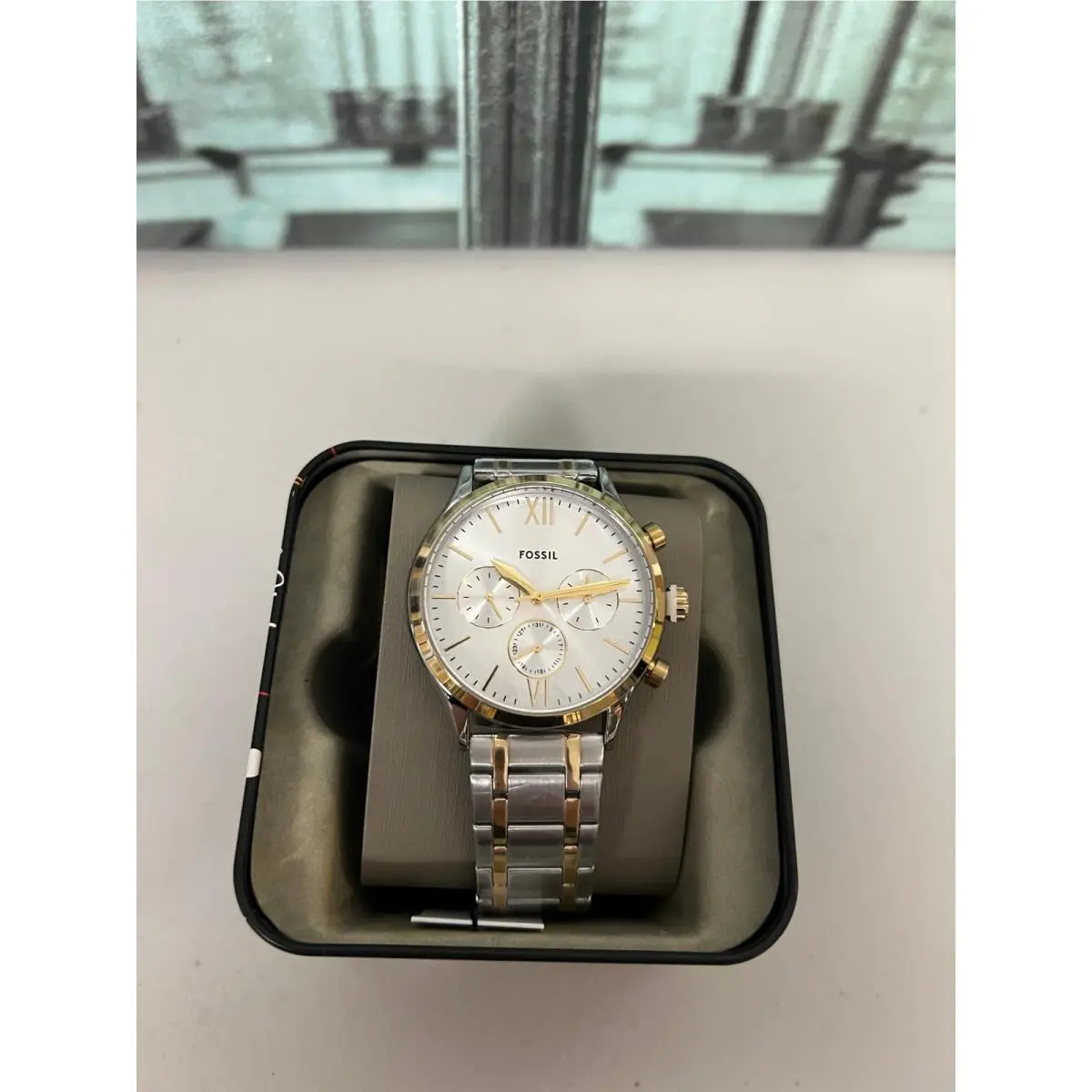 Fossil BQM2698 Fenmore Multifunction Two-tone Stainless Steel Watch