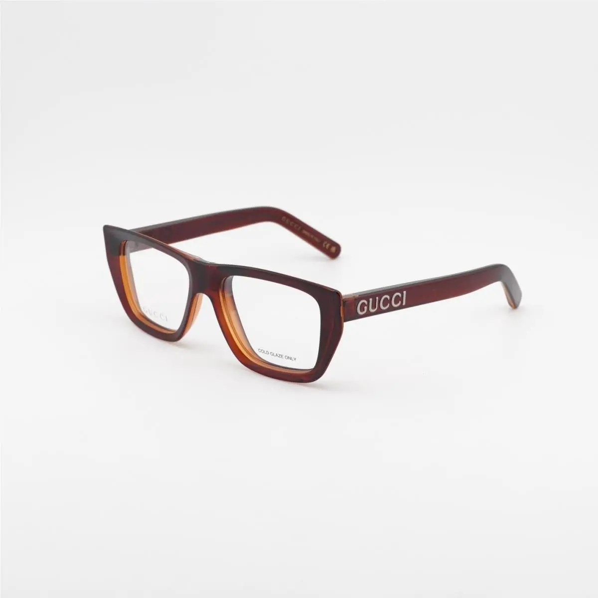 GG1724O 002 Dark Havana 52mm Eyeglasses by Gucci