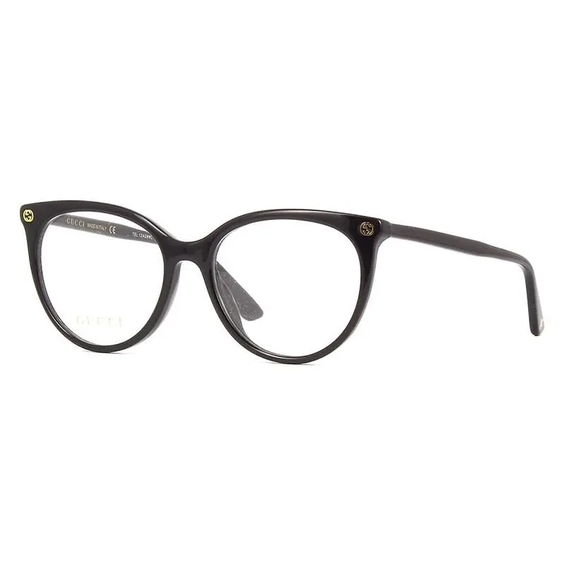 Gucci GG0093O Eyeglasses Eye Glasses 001 Black 53mm Women