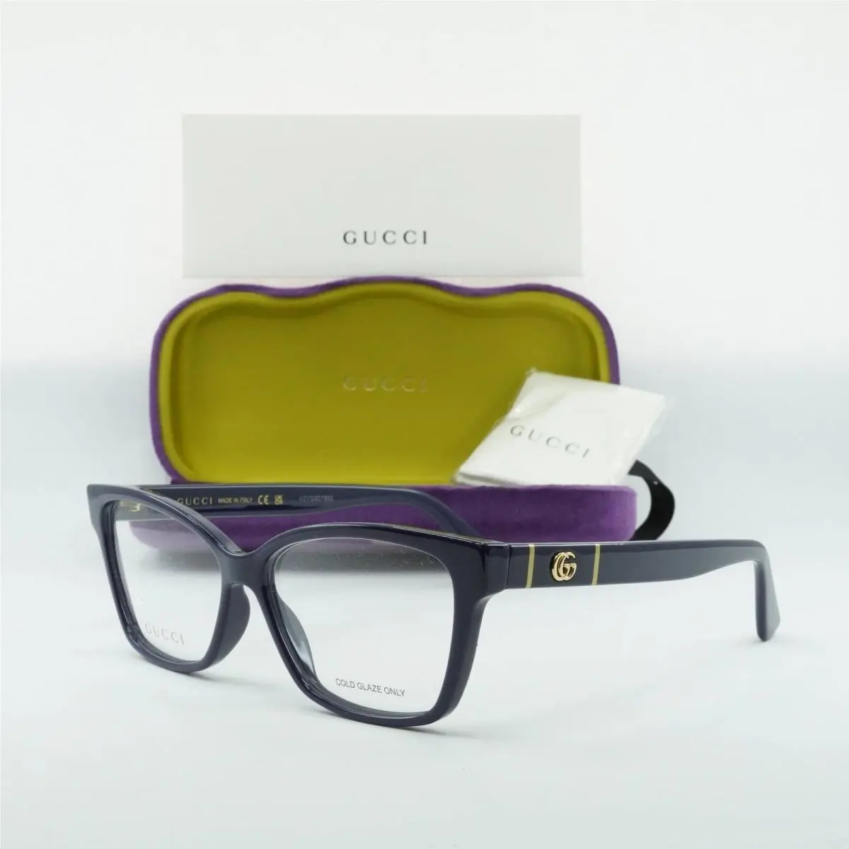 Gucci GG0634O 004 Blue 55mm Eyeglasses