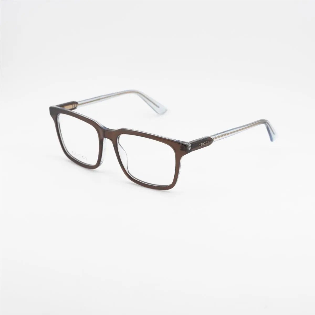 Gucci GG1120O 003 Transparent Brown 55mm Eyeglasses