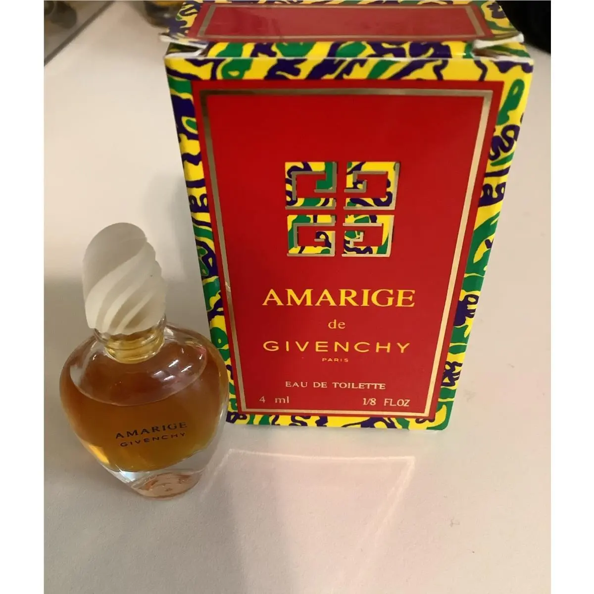 Givenchy Amarige Women Perfume Eau de Toilette Mini Edt .13 Oz Splash 4 mL