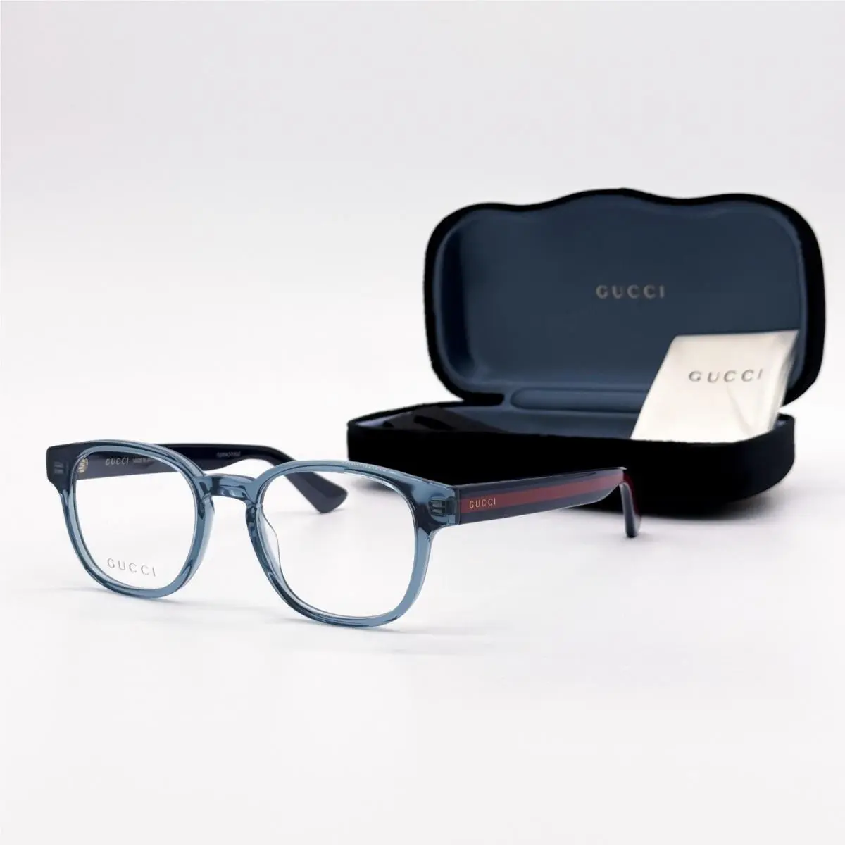 Gucci Eyeglasses GG0927O 006 Clear Blue Gucci Eyewear