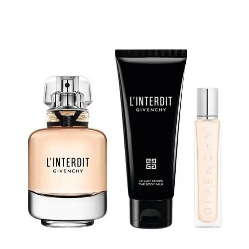 Givenchy Ladies L`interdit 3pcs Edp Gift Set Fragrances 3274872506442