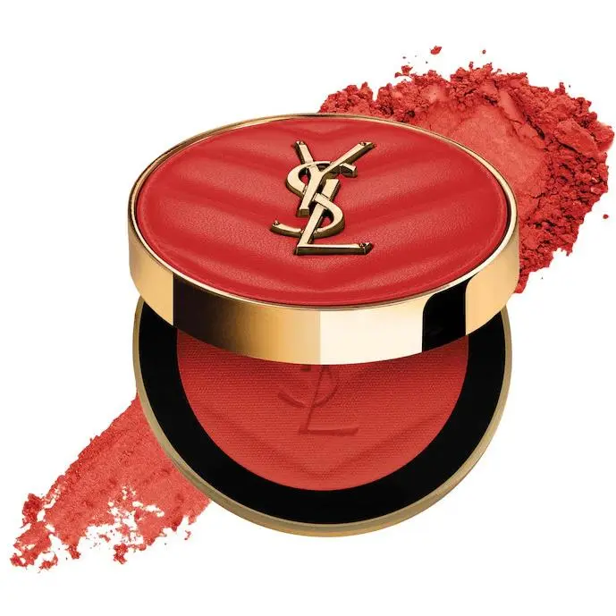 24H Buildable Powder Blush 12shades 0.17 oz / 5 g 15 Chili Crush - sun-kissed red matte by Yves Saint Laurent