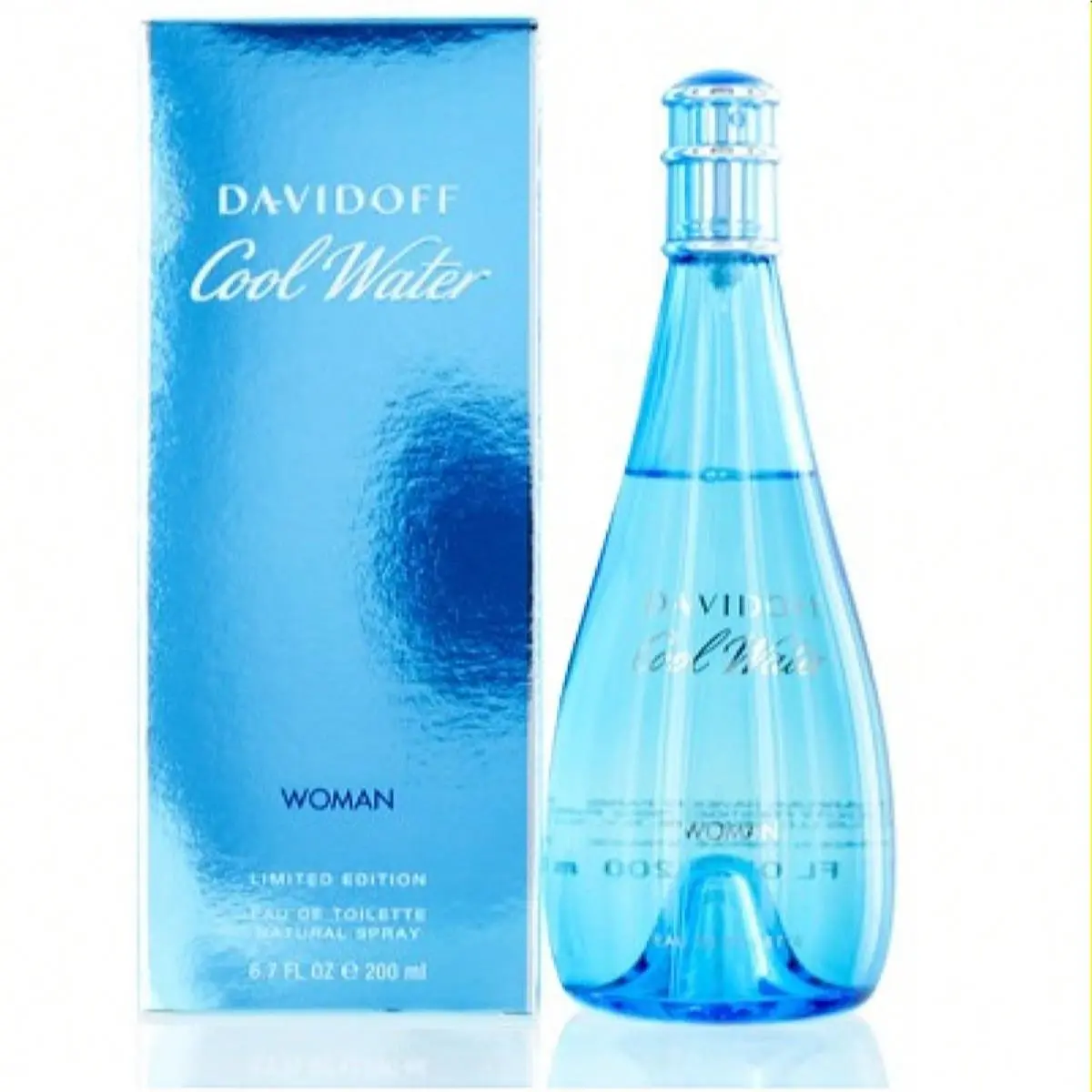 Davidoff Cool Water Woman Eau De Toilette Spray 6.7 OZ For Women