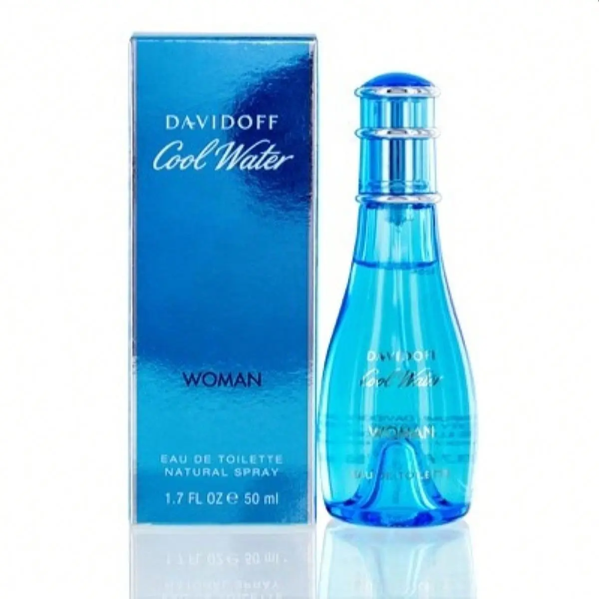 Davidoff Cool Water Woman Eau De Toilette Spray 1.7 OZ For Women