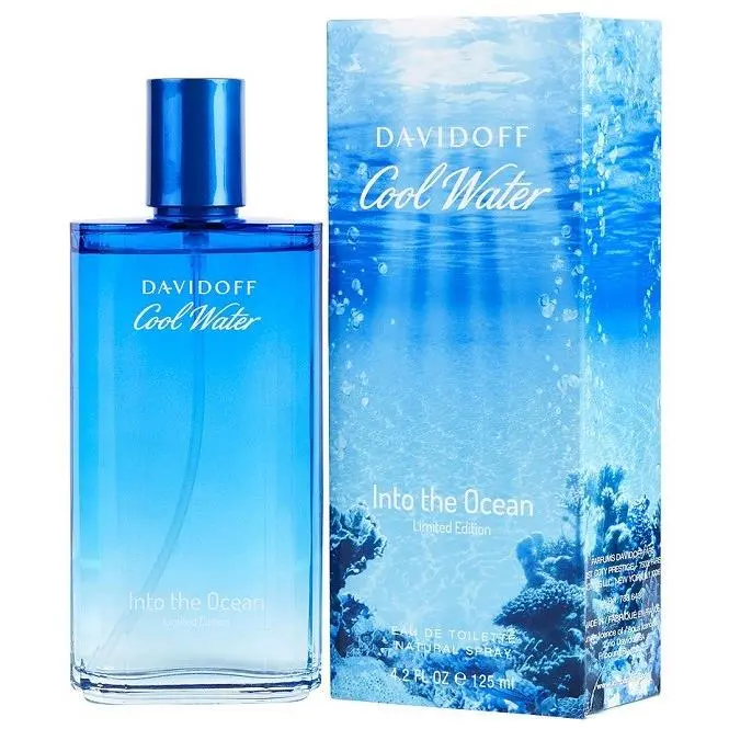 Cool Water Into The Ocean Davidoff 4.2 oz / 125 ml Edt Men Cologne Spray
