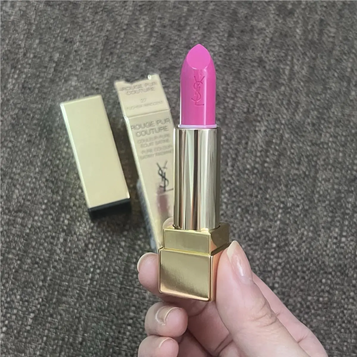 Ysl Yves Saint Laurent Rouge Pur Couture Lipstick 27 Fuchsia Innocent