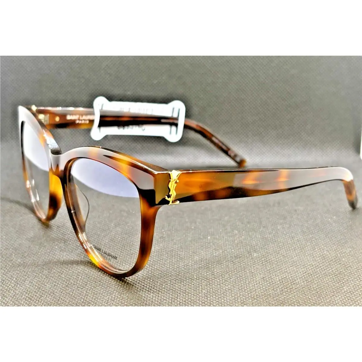 Saint Laurent Eyeglasses Frames M108 007 Havana Ysl Cat Eye 5516-140 Designer by Yves Saint Laurent