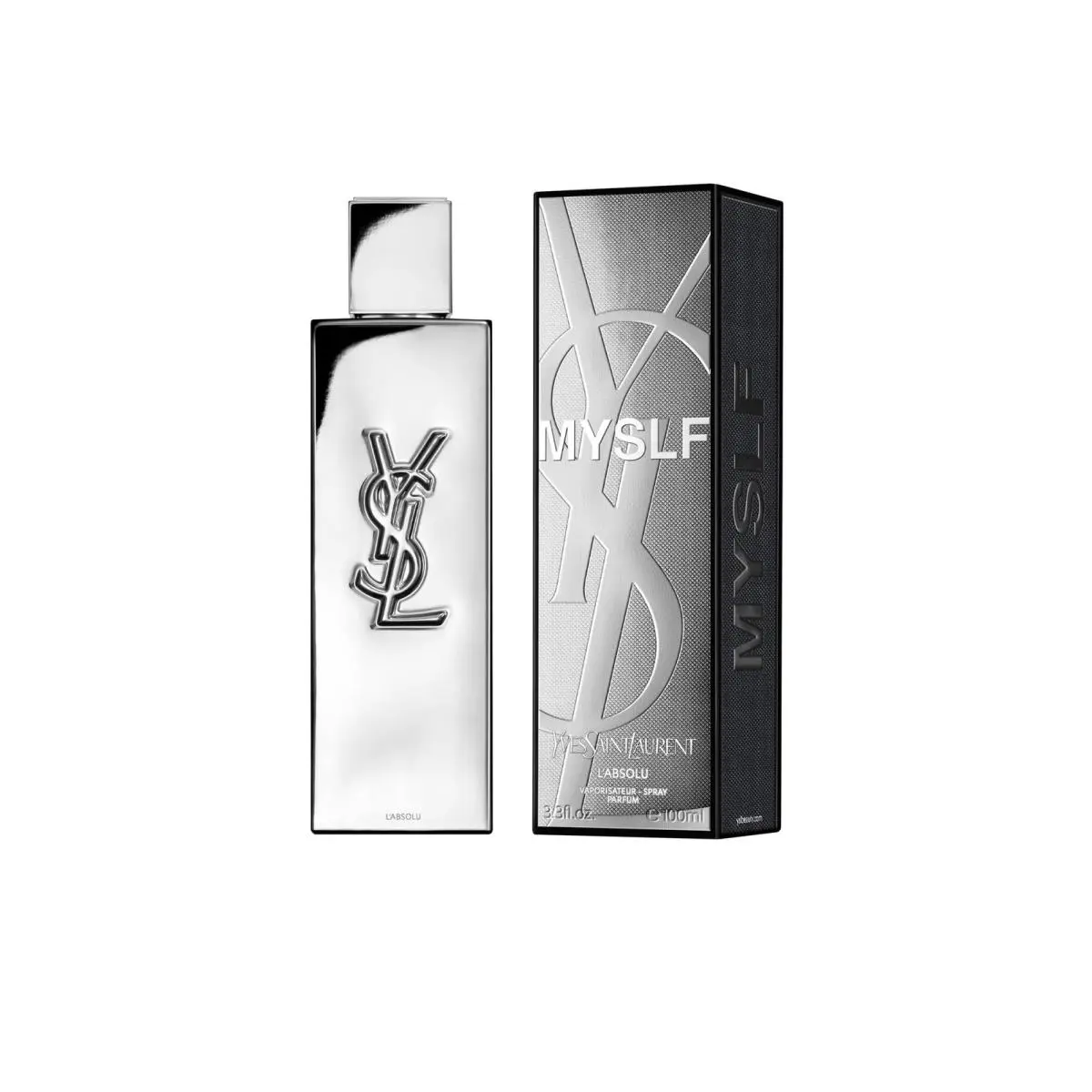 Eau De Parfum Spray Men 3.3 Oz Yves Saint Laurent Myslf L Absolu Labsolu Ounce