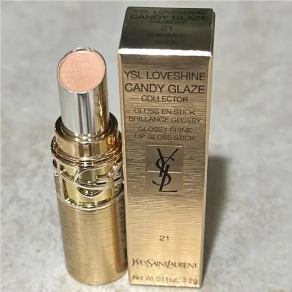 Yves Saint Laurent Ysl Candy Glaze Lip Gloss Stick Limited Edition 21 Shimmer