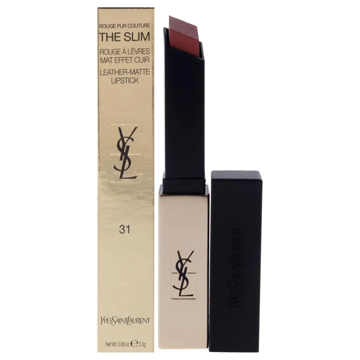Yves Saint Laurent Rouge Pur Couture The Slim Matte Lipstick - 31 Inflammatory by Ysl- 0.08 oz