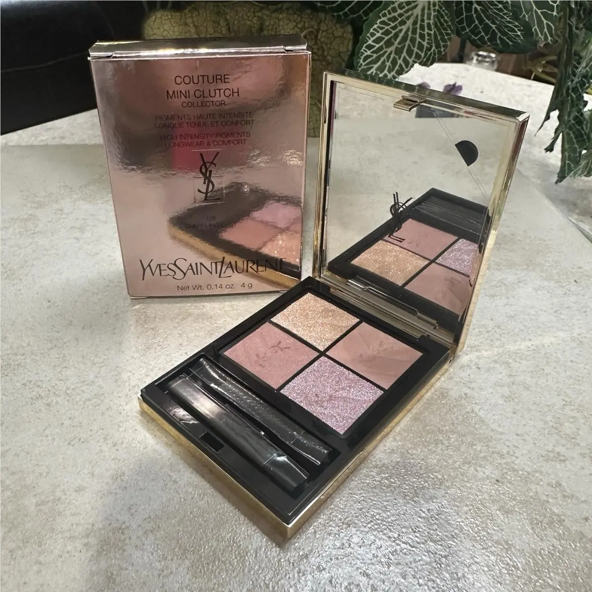 Yves Saint Laurent Ysl Couture Mini Clutch 126 Sparkling Lust Eyeshadow Palette Spring 2026